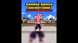 TEST /// SPRITE ANIMATION GOKU BLACK DBH MUI ROSE, #Shorts