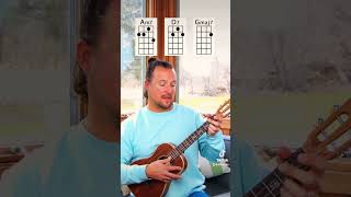 🎼 Here are a couple ways to play a 2-5-1 chord progression in the key of G on a #BaritoneUke.