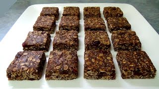 how to make healthy easy granola caramel chocolate bars