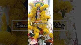 Saraswati Pujo 2023 Mini vlog | সরস্বতী পূজা কেমন কাটলাম। #shorts #saraswatipuja #vlog #trending