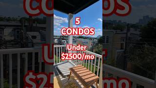 5 Boston Area Condos Under $2500/month #bostonrealestate #bostoncondo #homebuyer