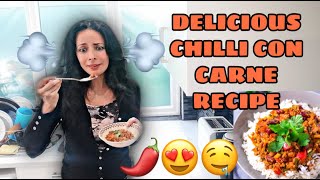 QUICK AND EASY TO FOLLOW CHILLI CON CARNE RECIPE