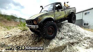 Wpl c24 Toyota Hilux, off-road adventure,  rc crawling, rc crawler, rc오프로드  #2023-05