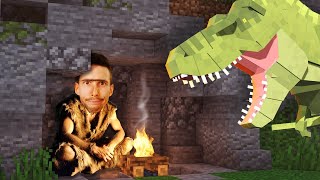 SOPRAVVIVO 24 ORE nella PREISTORIA su MINECRAFT!!