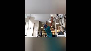 NEUTRAL GRIP LAT PULLDOWN TO FAILURE #fitness #bodybuilding #shorts