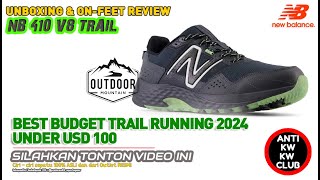 Unboxing & review on feet NEW BALANCE NB 410 V8 MT410GK8 MENS TRAIL RUNNING OUTDOOR SHOES 100% ASLI