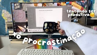 Fazendo coisas que eu procrastinei