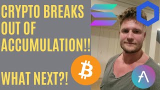 Crypto Breaks out of accumulation! Updates on Bitcoin, LINK, SOL, AAVE, INJ, NASDAQ, SPX & FOMC!