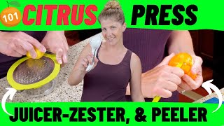 Pampered Chef Citrus Peeler, Citrus Press, and Citrus Juicer & Zester 101 Demonstration