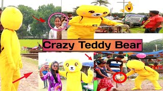 Crazy Teddy bear Prank in public 😂 Reactions and Backchodi😆 2022..