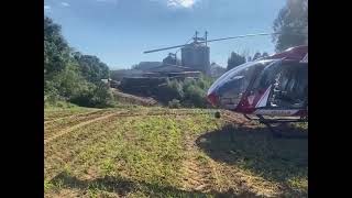 Helicóptero de salvamento do Batalhão de Operações Aéreas (BPMOA)