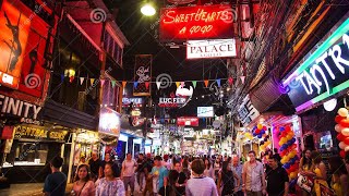 Pattaya Walking Street at night