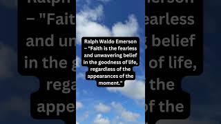 Faith is the fearless and unwavering belief in the goodness of life #mindset #selfimprovement