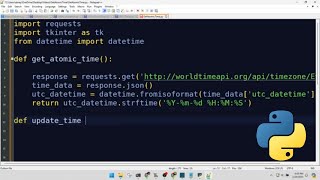 Real-Time Atomic Clock in Python: Step-by-Step Guide!