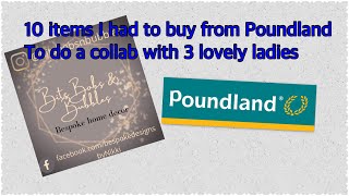 Poundland shopping | 10 things from Poundland | Artificial hanging basket from home bargains