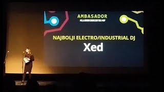 DJ Xed - best electro DJ @ Ambasador awards 2016