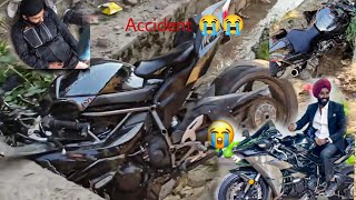 Jatt Prabhjot Accident On  Kawasaki Ninja H2 Nepal Ride |😭Kawasaki Ninja H2 Crash| Mr poor VLOG#