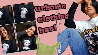 *Urbanic* affordable tshirt try-on HAUL! ( under 500) #urbanic