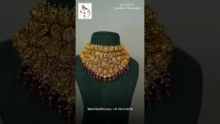 Light Weight Gold Nakshi #Choker Design | #necklace #weddingjewellery #fashion #trendingjewellery