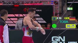 Andreas Toba Deutschland Reck - Gerätfinale EnBW DTB Pokal 2024 Stuttgart