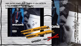 Eminem - Never Enough feat. 50 Cent & Nate Dogg (Lyrics)