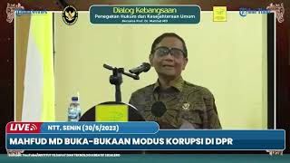 Mahfud MD: Hasil Temuan TII Korupsinya Ada di DPR | Sumber: Tribun-Timur.com