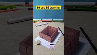 creative 3d art drawing on paper | 3d art zone part 35 #shorts #shortsfeed