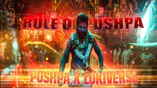 Pushpa : The Rule   Edit // Ft. Lokiverse // Allu Arjun Pushpa edit // Jhakaas edits //