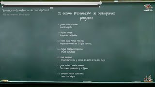 Seminario de astronomía prehispánica: exposición de participantes, parte 2