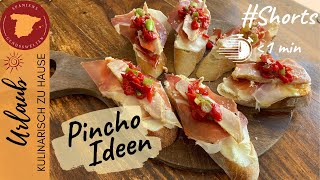 🇪🇸 Surf & Turf Pincho - Tapas #Shorts - Spanische Rezepte unter einer Minute 🇪🇸