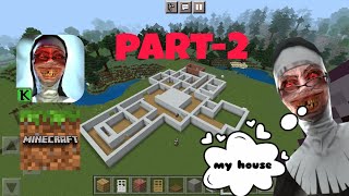 Minecraft:  Evil Nun House  build Part 2 - (iOS, Android)