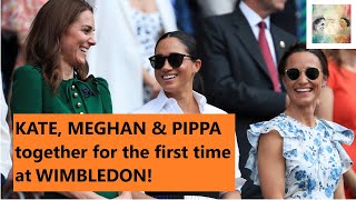 Pippa Joined Kate and Meghan at Wimbledon