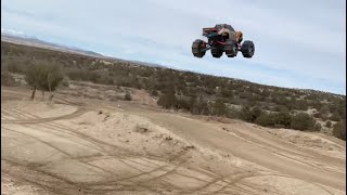 Traxxas Xmaxx and mini revo @MX track on paddles