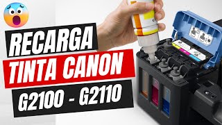 RECARGA DE TINTA ORIGINAL IMPRESORA CANON SERIE G3100 | Recargar tinta impresoras Canon Fácil 2023