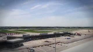 Time lapse of Pier 1 construction at Gatwick Airport