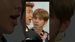 V react so funny 😂 #rm #v #taehyung #bts #viralvideo #shorts