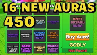 How to Get ALL 16 NEW AURAS in FIND THE AURAS 450 Roblox