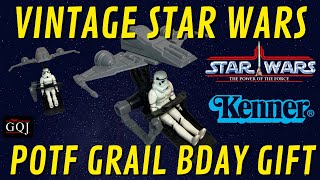 Kenner Star Wars POTF 3 3/4” Grail Toy 80’s Style Bday Gift Unboxing