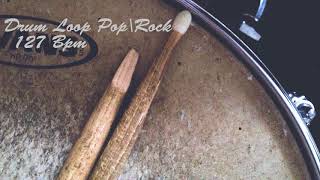 Pop \ Rock Drum Loop Sample Great Sound fills breaks 127 bpm