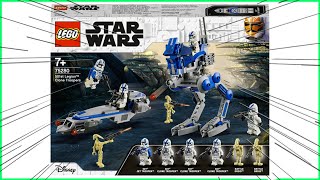 Lego Star Wars 501st Legion Clone Troopers Set Build