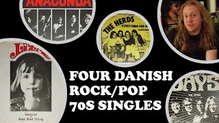 Four Danish 70s Singles! Glam, Pop, Funk, Psych!!