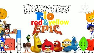 angry birds rio red & yellow epic