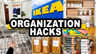 IKEA Organization HACKS! ✨ (transform a messy SPACE!)