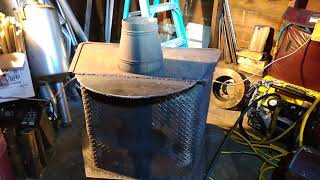 RANDOG1951Presents: WOOD STOVE and BARREL.