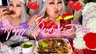 Carne Asada Fries | Strawberry Shortcake | Clamato Preparado | Valentine’sDay Mukbang