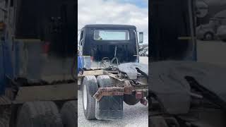 7.3L(DT444E) DIESEL V8 STRAIGHT PIPED IN AN INTERNATIONAL TRUCK!