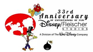 Disney/Fleischer Studios logo (Late 2023 - present) (My Official version, 33rd Anniversary variant)