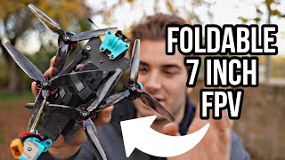 FOLDABLE FPV DRONE ... a good idea? Axisflying Kolas 7 review