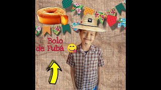 Fazendo Bolo de Fubá  pela primeira vez 😋