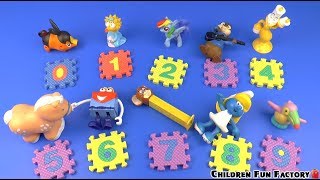 Learn Count with Toys Learn Digits 123 Surprise Toys Candy, My Little Pony, Paw Patrol